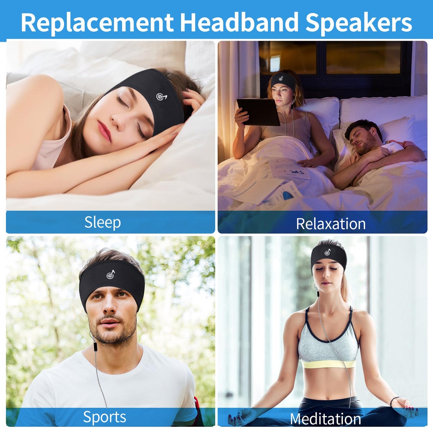 Wired Ultra Thin Pillow Speakers