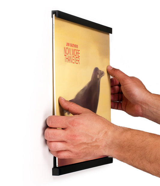 Records On Walls: Vinyl Record Frame - Black