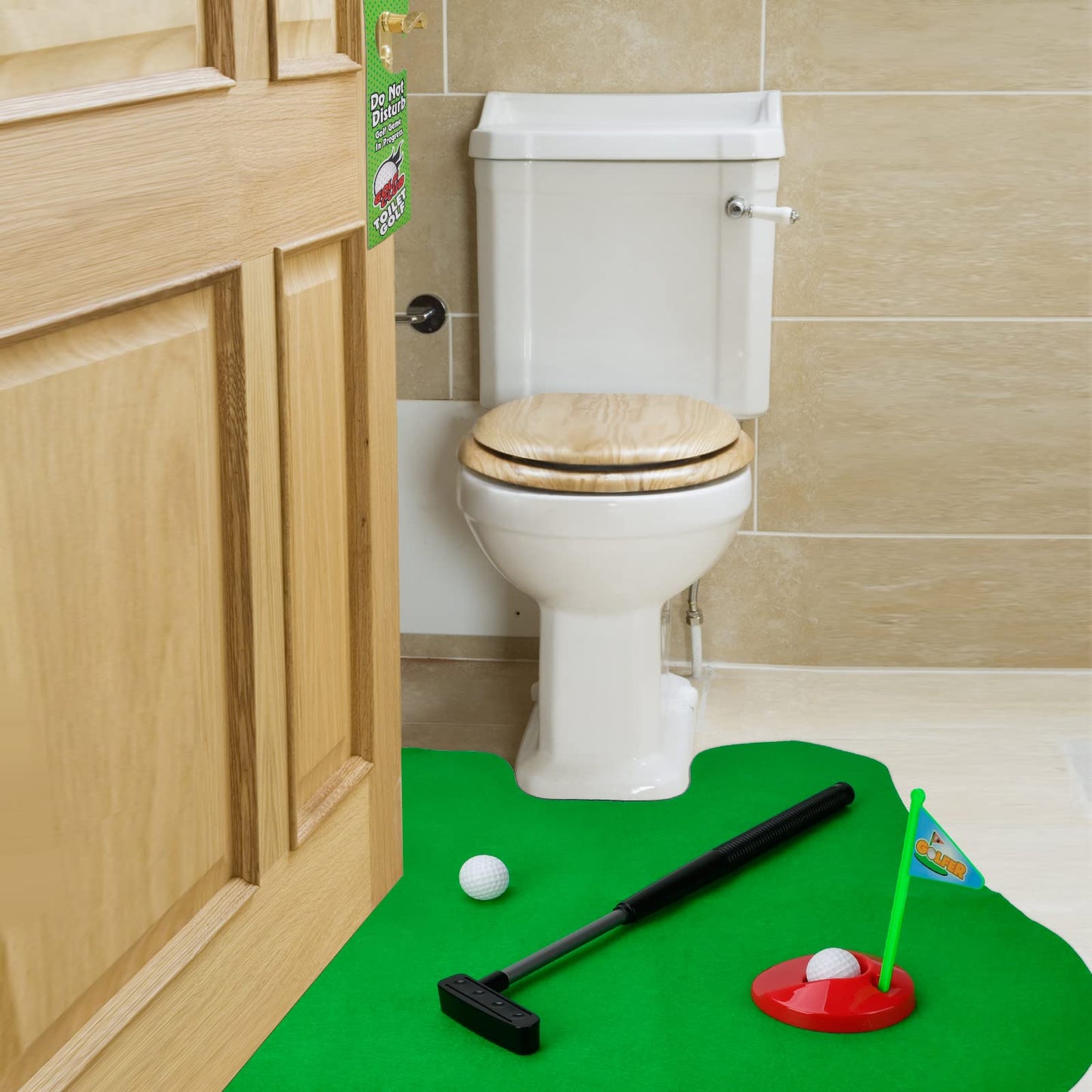 Mini Golf Toilet Game