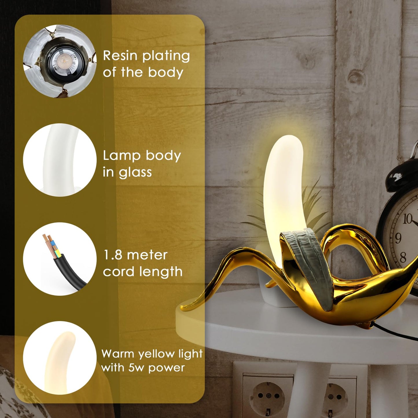 Modern Banana Table Lamp