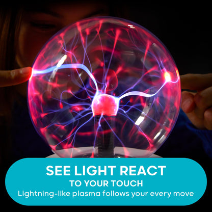 Interactive Plasma Ball Lamp