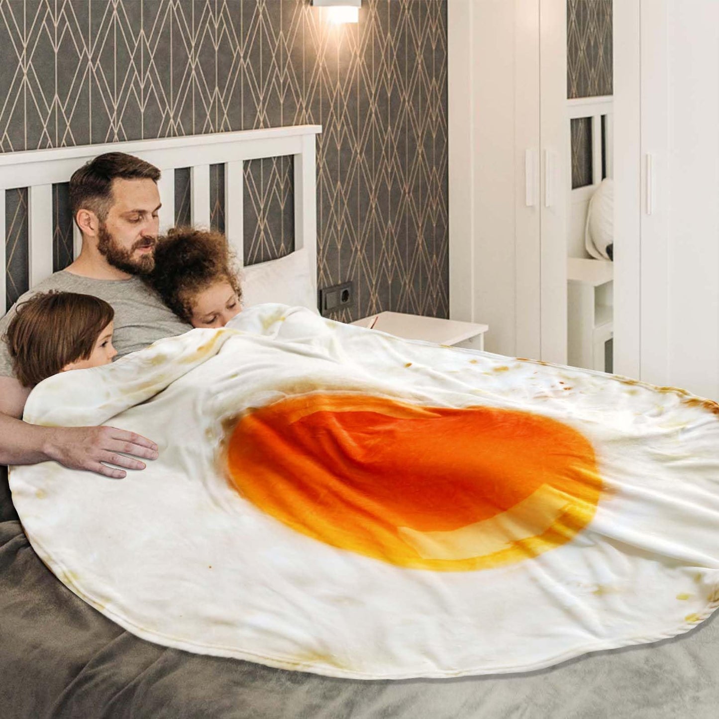 Giant Fried Egg Blanket