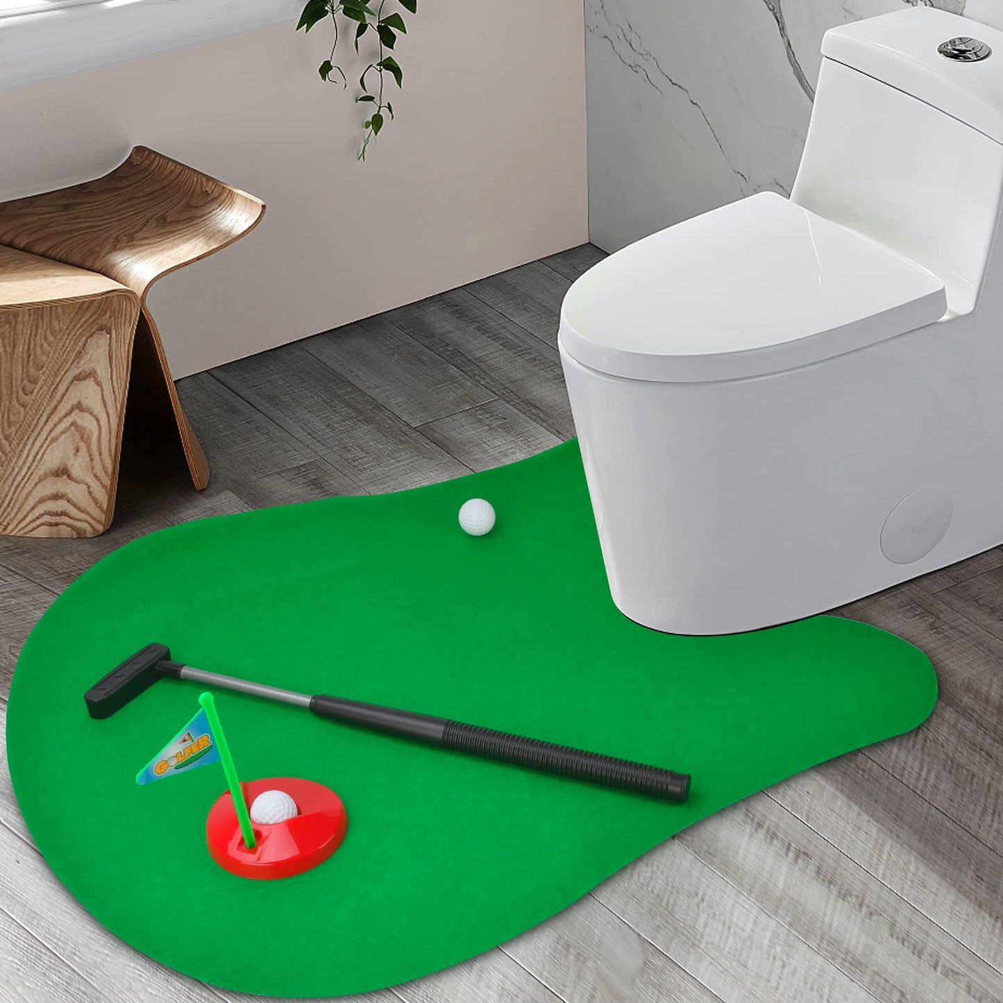 Mini Golf Toilet Game