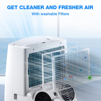 4-in-1 Portable Air Conditioner with Remote