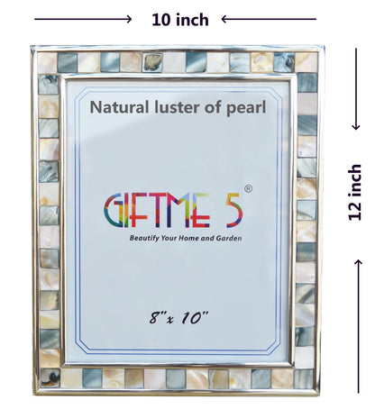 Mosaic 8x10 Picture Frame with Mother of Pearl
