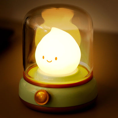 Chibi Flame Lamp with Flickering Effect