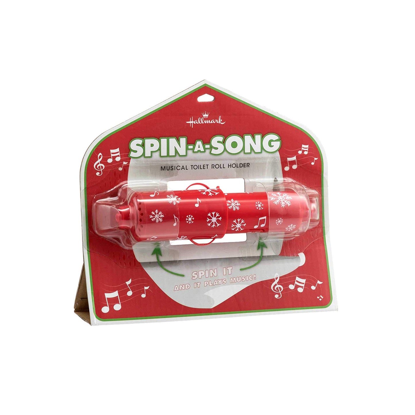 Spin-a-Song Musical Toilet Roll Holder - Christmas