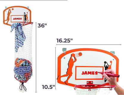 Over the Door Basketball Laundry Hamper