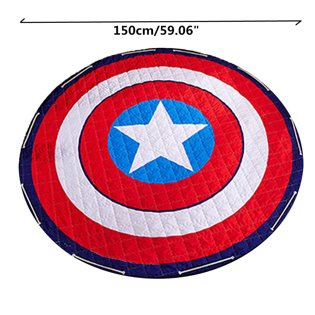 Baby Play Mat and Toy Storage Bag - Captain America