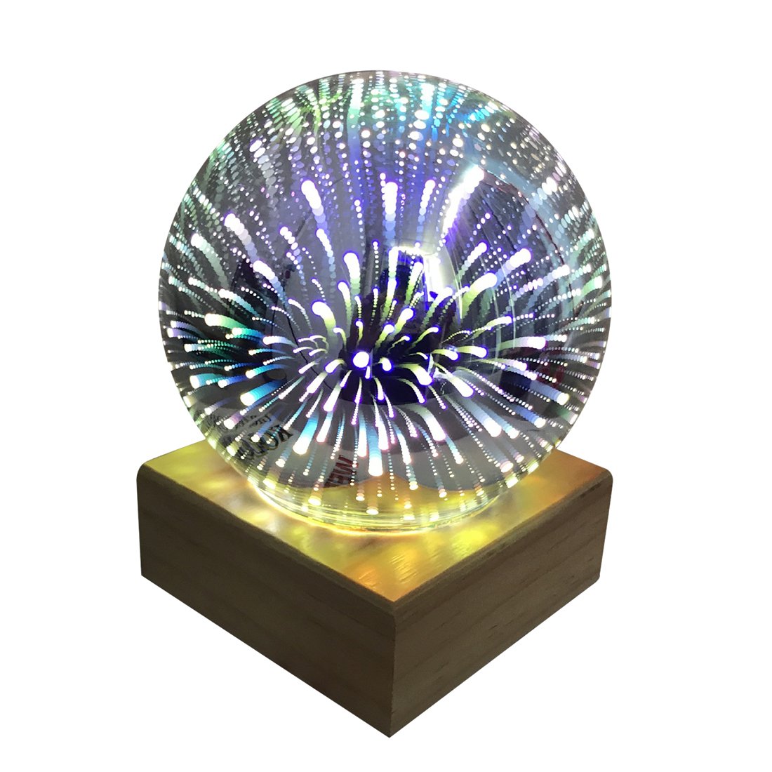 3D Fireworks Night Light