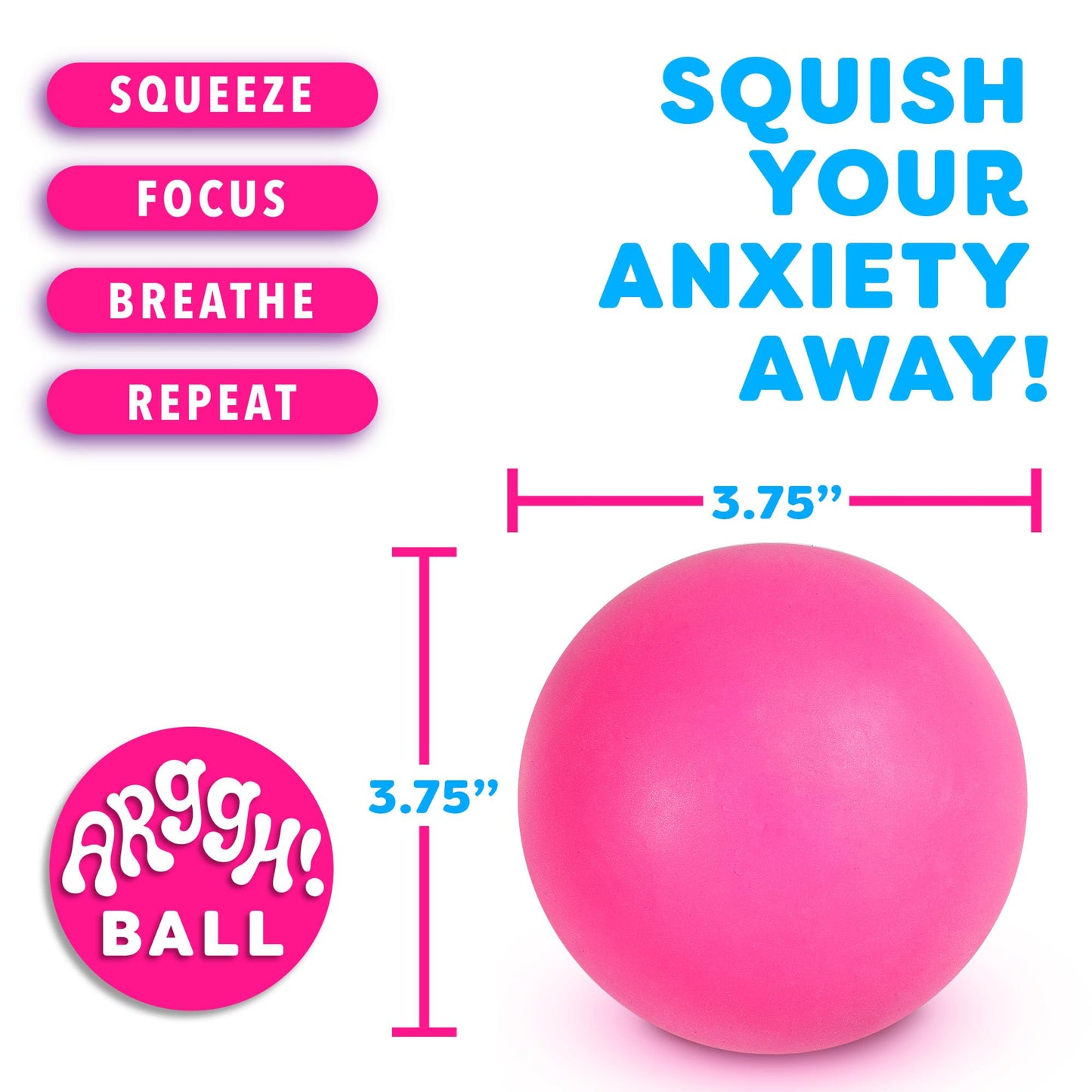 Arggh Stress Ball for Anxiety Relief