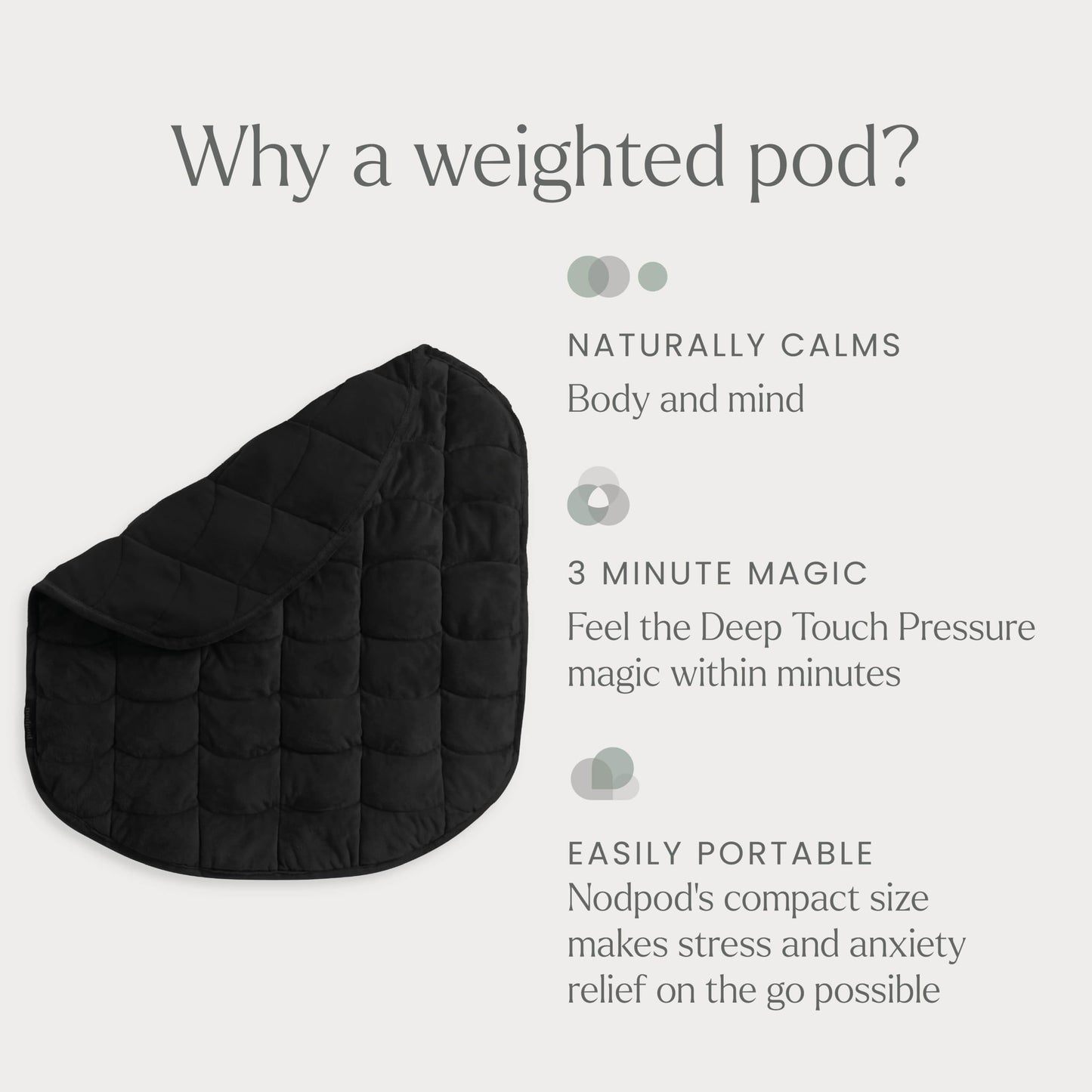 nodpod Body 6.5lb Compact Weighted Blanket