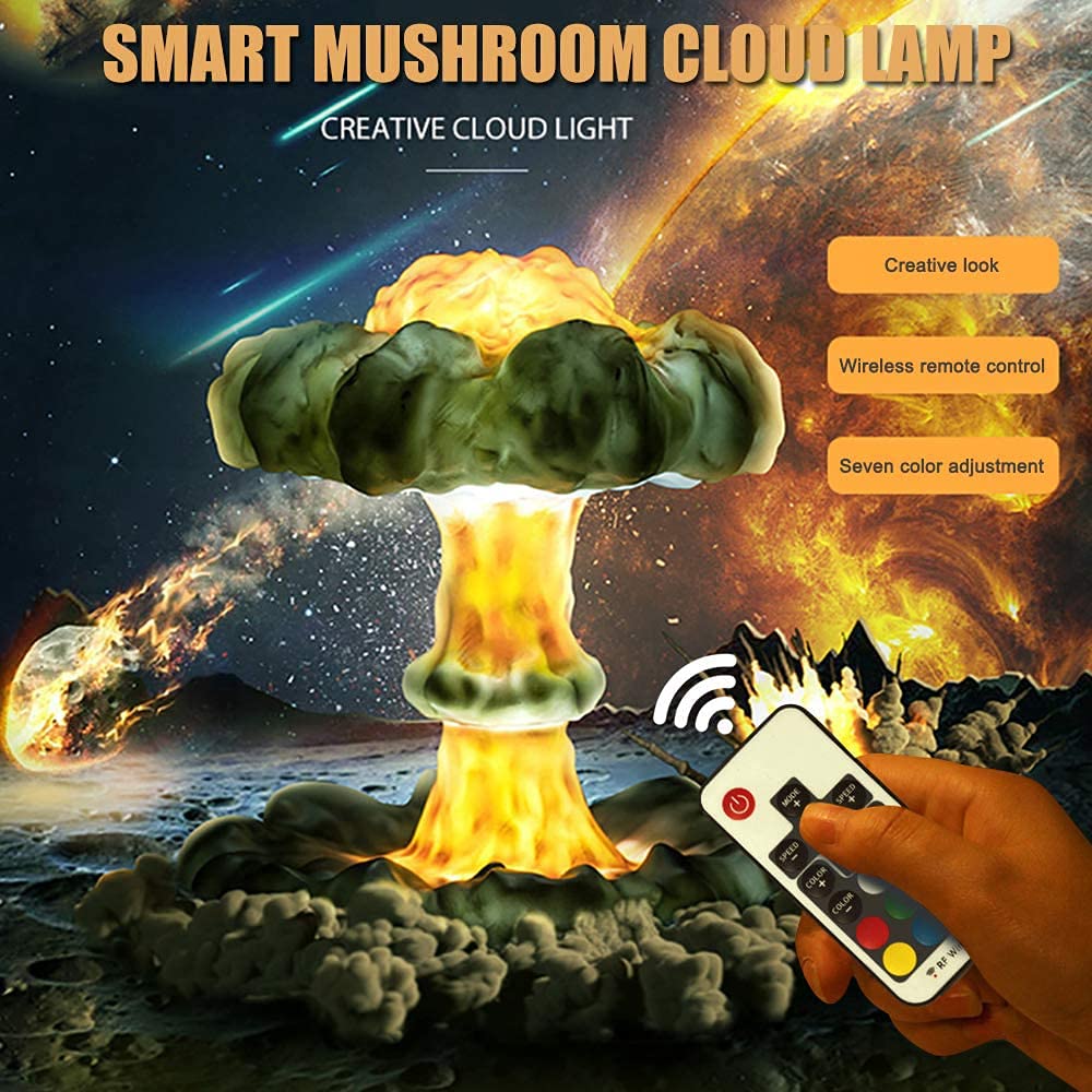 3D Mushroom Cloud Explosion Lamp