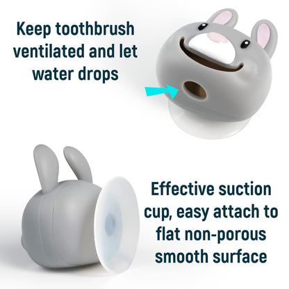 Animal Toothbrush Holder with Suction Cup