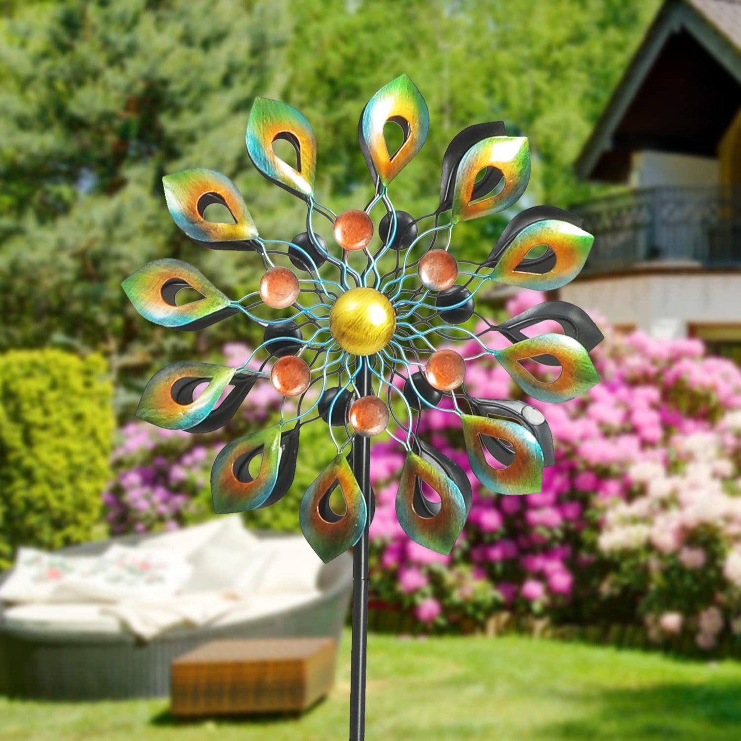 Kinetic Wind Spinners Garden Decoration