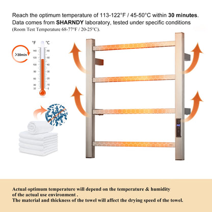 Towel Warmer with Built-in Timer