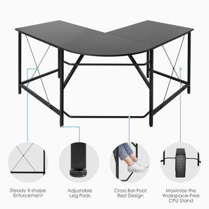 L Shaped Corner Gaming Desk