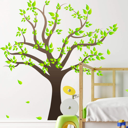 3D Green Tree Wall Stickers