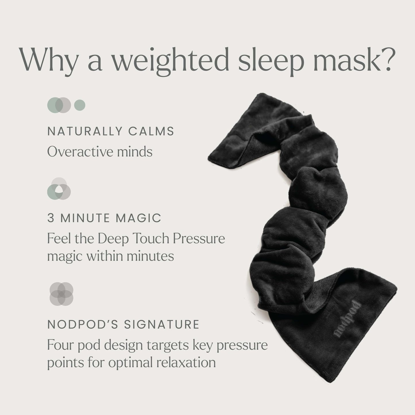 Nodpod Gentle Pressure Sleep Mask