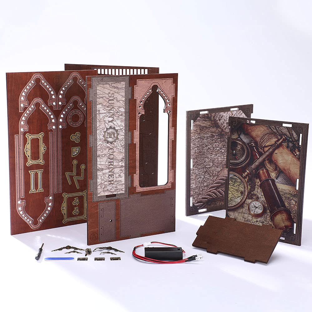 Book Nook Kit - DIY Miniature Dollhouse