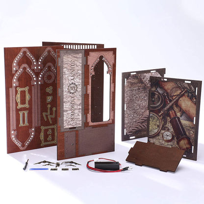 Book Nook Kit - DIY Miniature Dollhouse