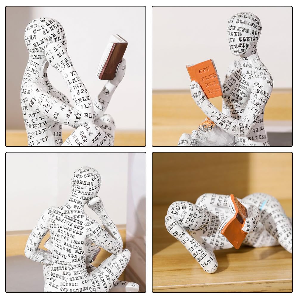 Modern Reading Woman Figurine