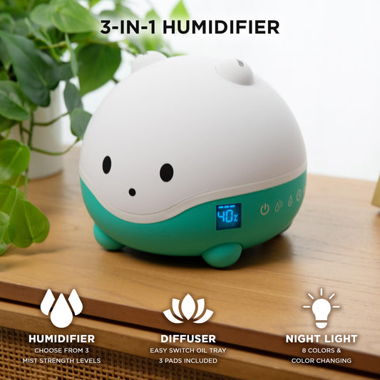 3-in-1 Humidifier, Diffuser & Night Light