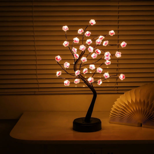 Cherry Blossom Tree Lamp with LED Lights