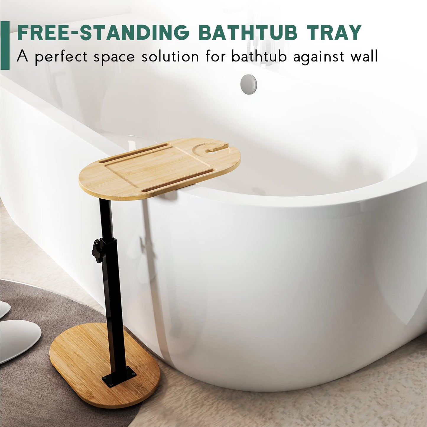 Bamboo Bathtub Tray Table