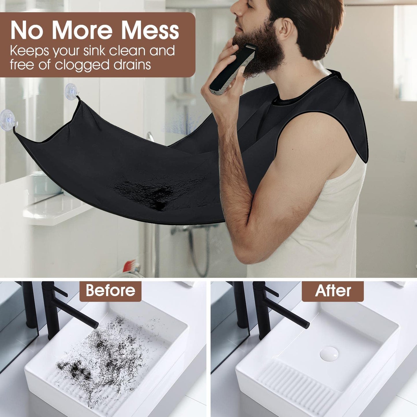 Beard Hair Catcher Bib