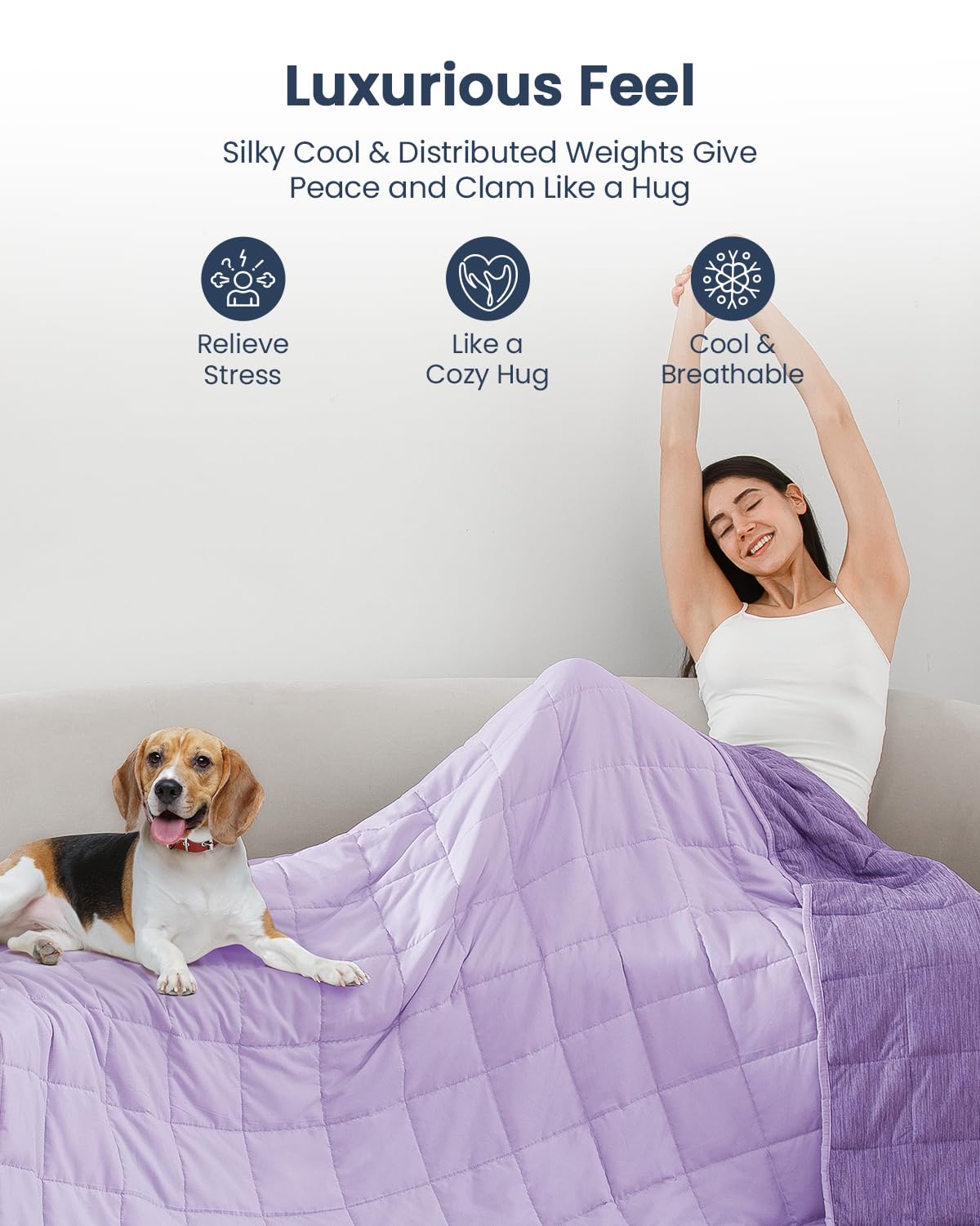 Cooling Weighted Blanket - Queen Size