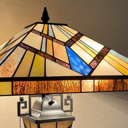 Tiffany Mission Style Table Lamp