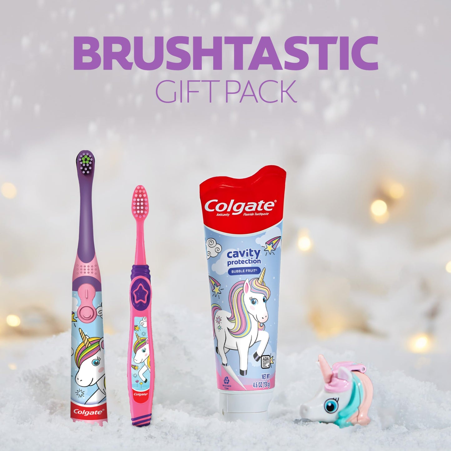 Kids Unicorn Toothbrush and Toothpaste Set