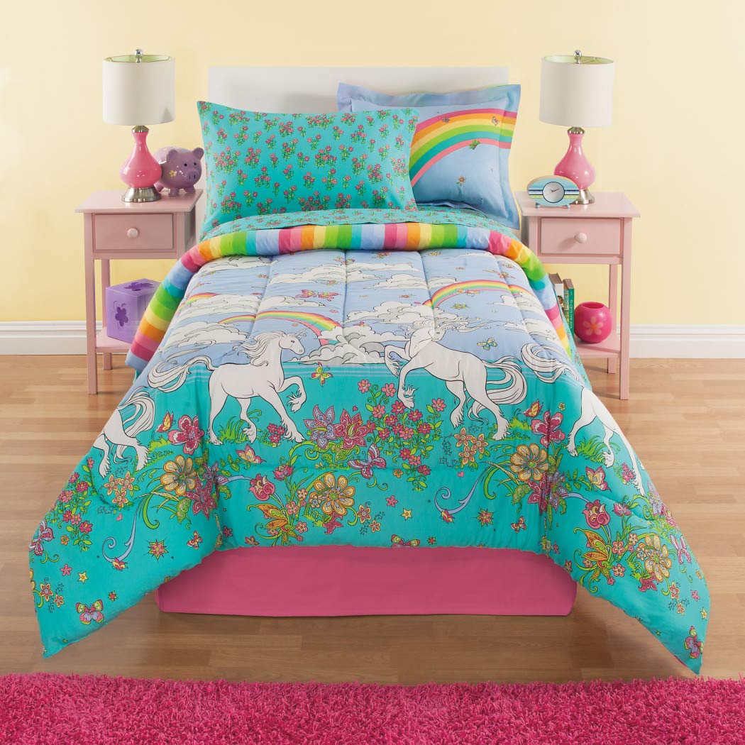 Unicorn Rainbow Comforter Set