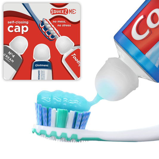 Self-Closing Toothpaste Caps