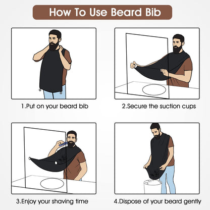 Beard Hair Catcher Bib