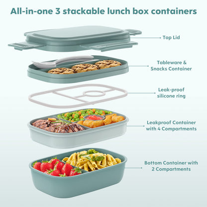 Adult Stackable Bento Lunch Box