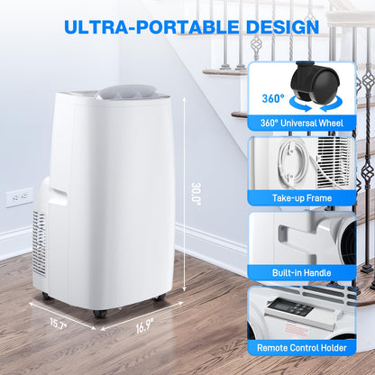 4-in-1 Portable Air Conditioner with Remote