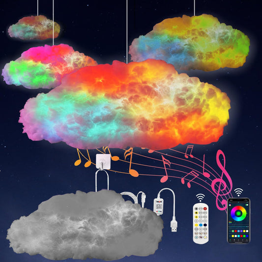 Cloud LED Lights with Music Sync