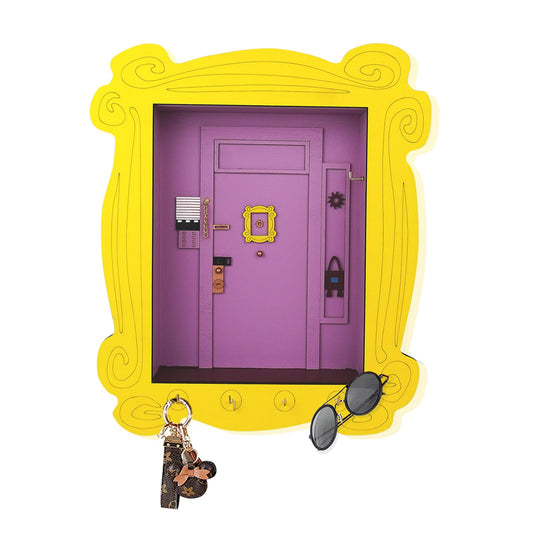 Purple Peephole Frame Key Holder