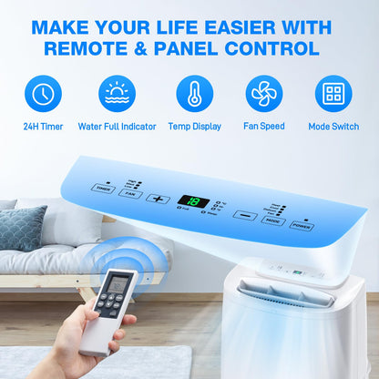 4-in-1 Portable Air Conditioner with Remote