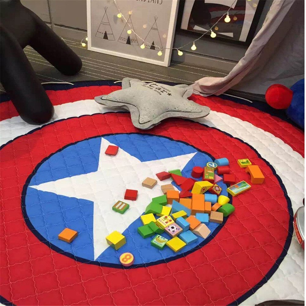 Baby Play Mat and Toy Storage Bag - Captain America