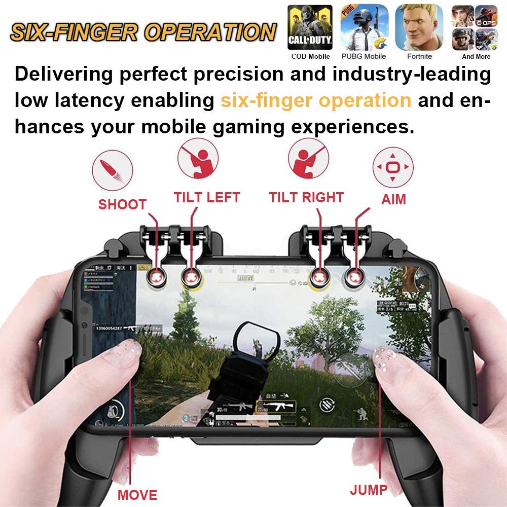 Mobile Game Controller with Cooling Fan