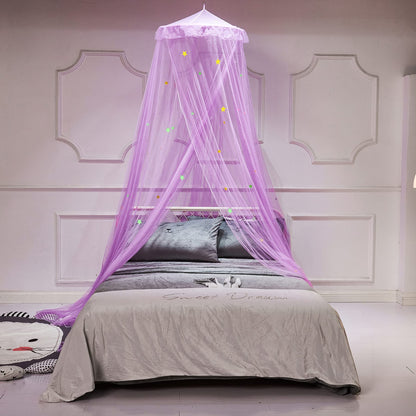 Purple Bed Canopy for Girls