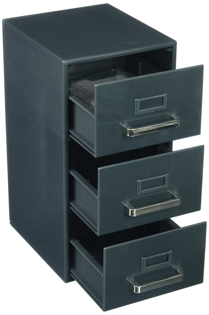 Mini 3-Drawer Filing Cabinet - 9" High