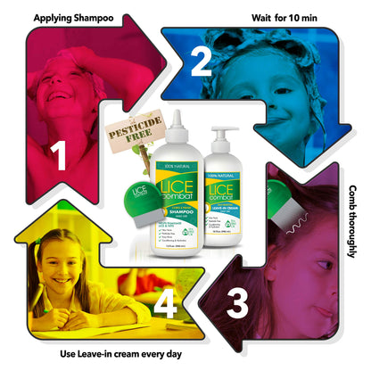 Lice Treatment Kit with Natural Ingredients