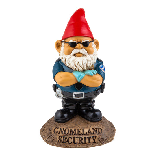 Gnomeland Security Garden Gnome