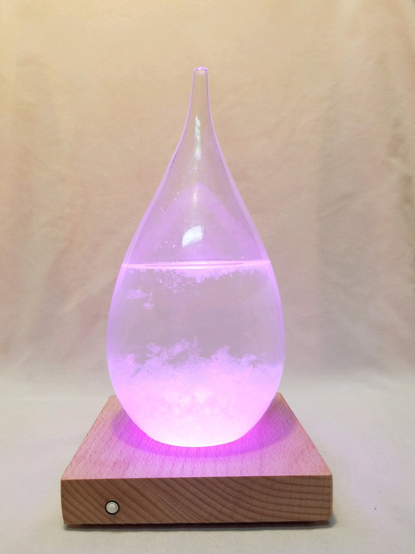 Rechargeable LED Storm Glass Bottle