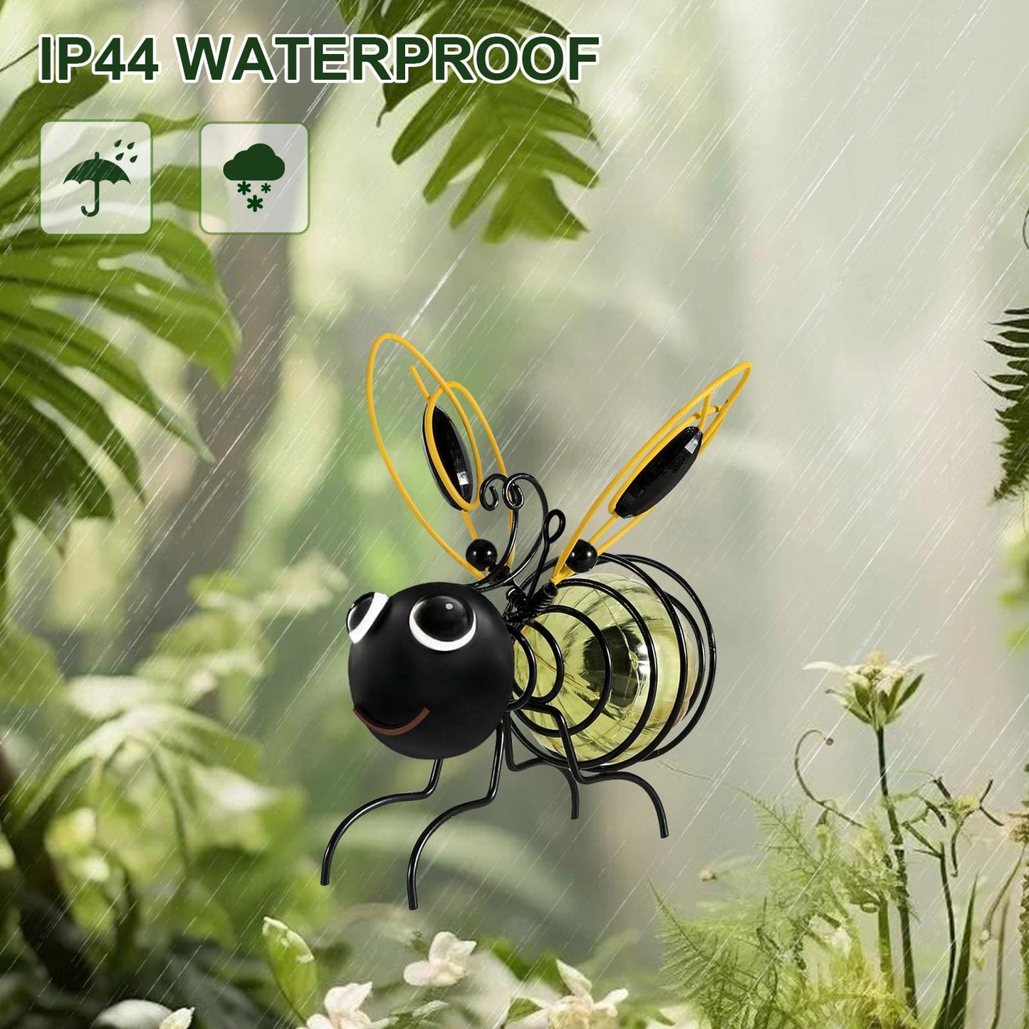 Solar Hanging Bee Lights
