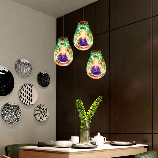 Colorful Glass Pendant Light